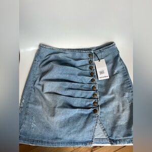 Retrofete mini denim skirt